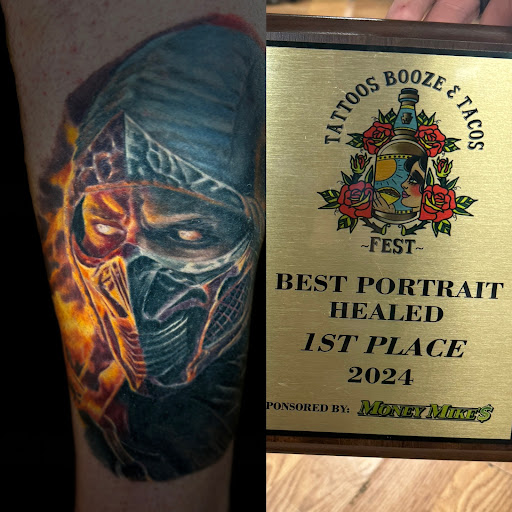 Explore mens forearm sleeve tattoo ideas, creative tattoo ideas in Wheeling, available at SPFX Tattoo