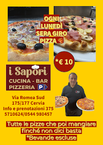 I Sapori Cucina Pizzeria Bar à Cervia menu