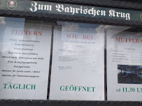 Carte du Restaurant Zum Bayrischen Krug à Magdeburg