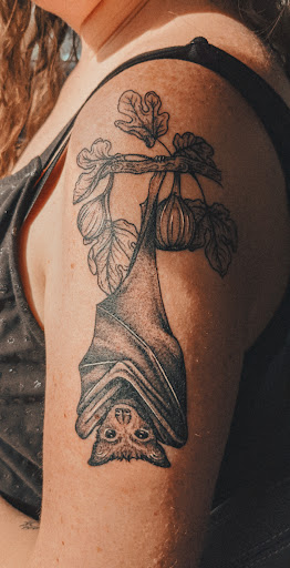 Explore tattoo name cover up ideas on wrist, creative tattoo ideas in Redding, available at The Salty Sloth Tattoo