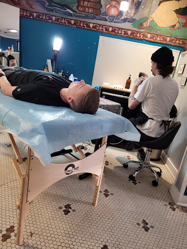 Explore half sleeve tattoo ideas for females, creative tattoo ideas in Mobile, available at Old Familiar Tattoo Company