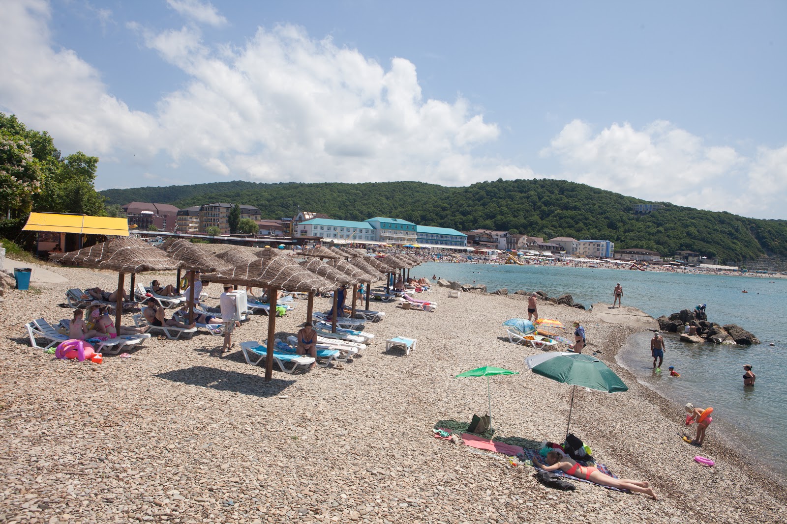 Foto van Tornado beach met kleine baai