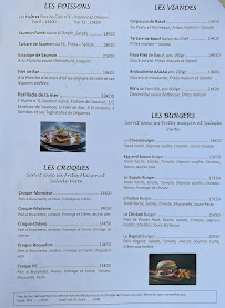 Menu du Le Point Central à Royan