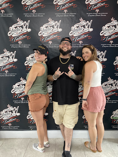 Explore bear tattoos ideas, creative tattoo ideas in Daytona Beach, available at Studio 21 Tattoo & Piercings Daytona Beach