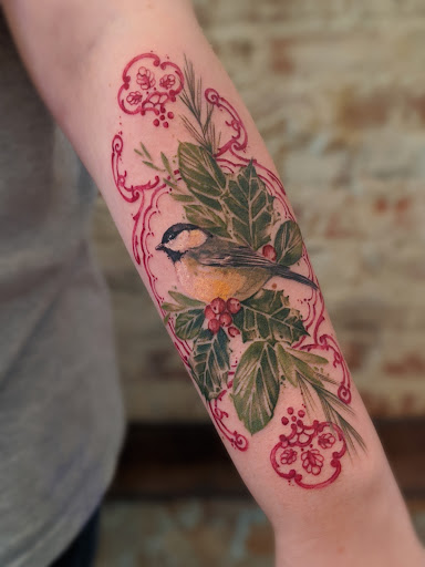 Explore devil may cry tattoo ideas, creative tattoo ideas in Rockland, available at Birds & Bones Tattoo Studio and Art Gallery