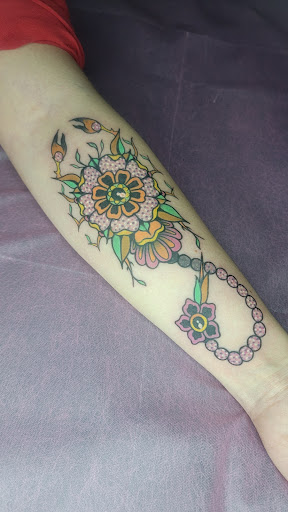 Explore tattoo ideas for dogs who passed, creative tattoo ideas in Carbondale, available at Bonedale Tattoo