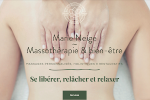 Marie Neige ~ Massothérapie & bien-être image