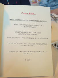 Menu du Ristorante Pizzeria Da Gina à Seriate