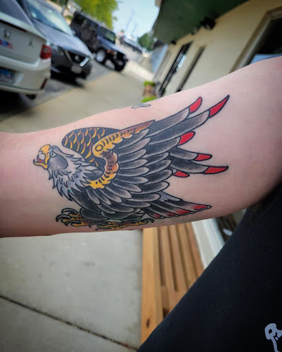 Explore skull tattoo ideas, creative tattoo ideas in Libertyville, available at Lucky Seven Tattoo