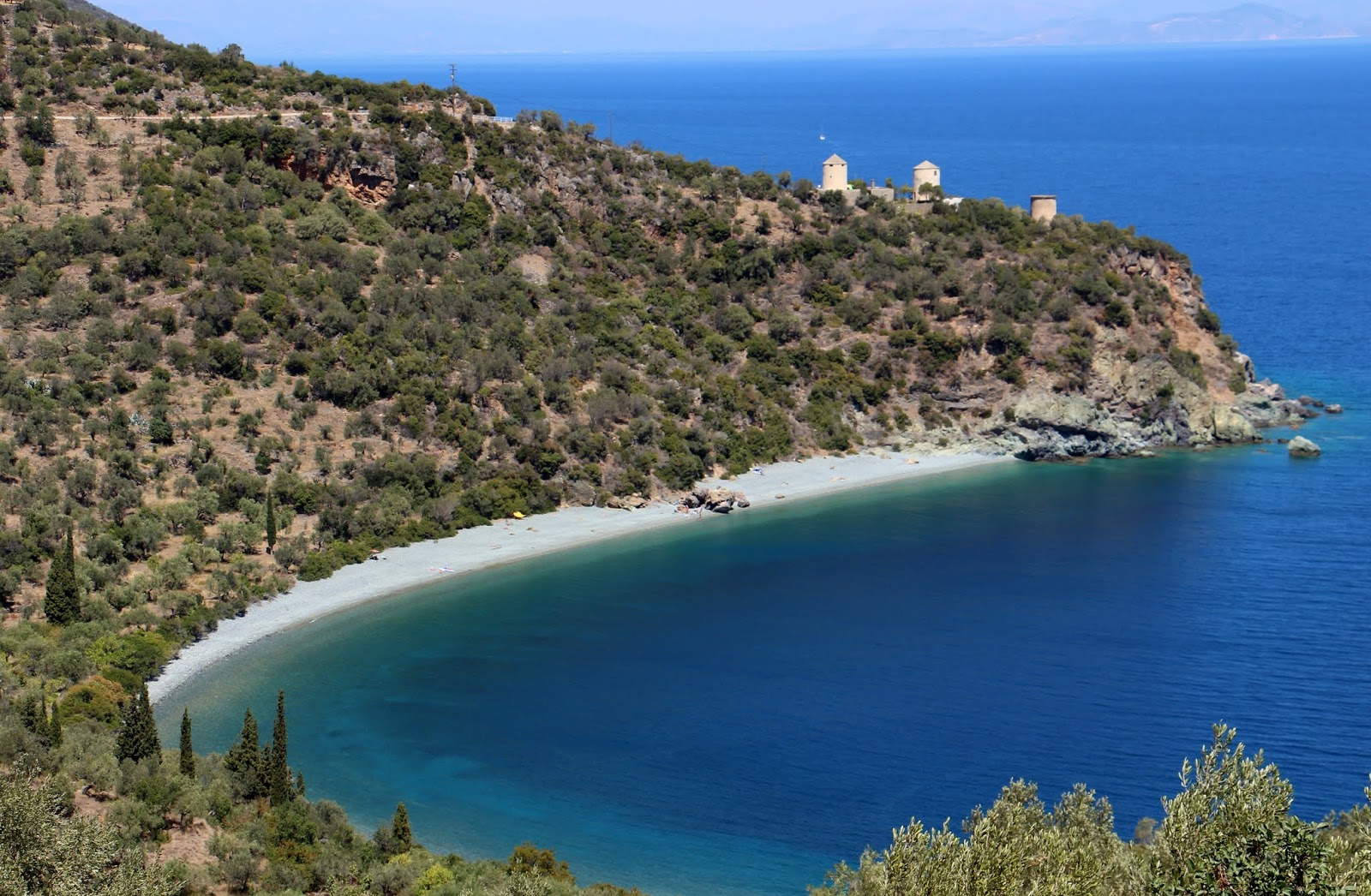 Foto af Lygaria beach med høj niveau af renlighed