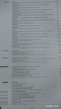 Villa Gentile à Ca' Savio menu