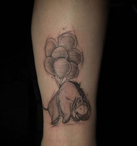 Explore leg sleeve tattoo ideas, creative tattoo ideas in Venice, available at Ink Monkey Tattoo and Piercing