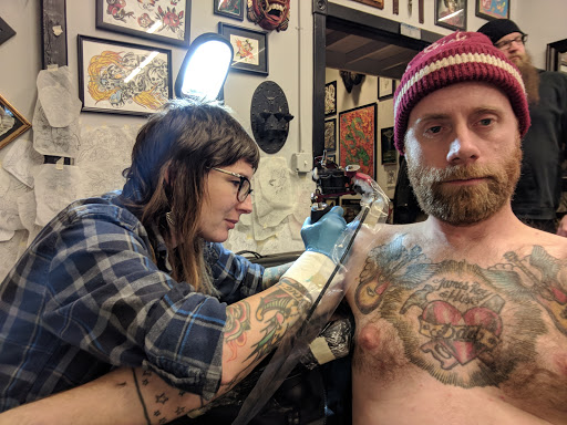 Tattoo Shop «Salvation Tattoo Gallery», reviews and photos, 819 W Cary St, Richmond, VA 23220, USA
