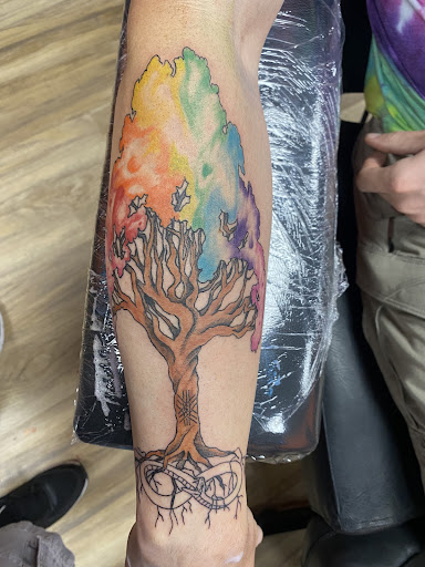 Explore spinal tattoo ideas, creative tattoo ideas in Mesa, available at Ranger Tattoo & Piercing