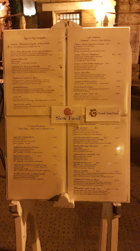 Hostaria del Ceccottino à Pitigliano menu