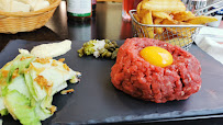 Steak tartare du Restaurant français Restaurant le Chalet du boucher à Pressac - n°5