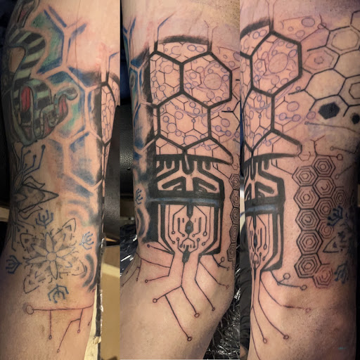 Explore forearm tattoo name ideas, creative tattoo ideas in Sunbury, available at Spot of Ink