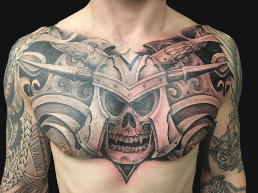 Find robotic tattoo ideas for your next unique tattoo in Waukesha at Custom Tattoo
