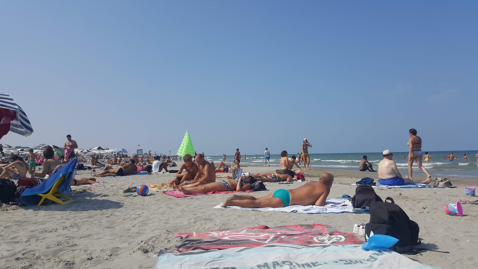 Foto van Spiaggia Libera Riccione en de nederzetting