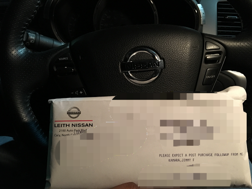 Nissan Dealer «Leith Nissan», reviews and photos, 2100 Autopark Blvd, Cary, NC 27511, USA