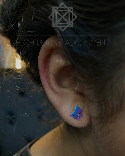 Explore cross stitch tattoo ideas, creative tattoo ideas in Casper, available at High Plains Adornment