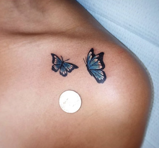 Explore mirror tattoo ideas, creative tattoo ideas in Orlando, available at Fine Ink Studios Tattoos