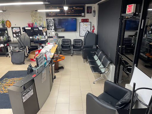 Explore tricep tattoo ideas, creative tattoo ideas in Sarasota, available at SEVEN SINS Tattoo Studio