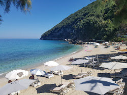 Photo de Kamari beach zone des équipements