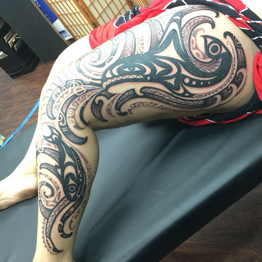 Explore korean tattoo ideas, creative tattoo ideas in Hilo, available at Native Flesh Tattoo