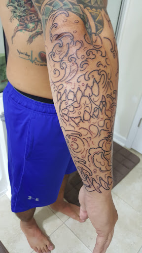 Explore gps coordinates tattoo ideas, creative tattoo ideas in Goose Creek, available at Blu Gorilla Goose Creek