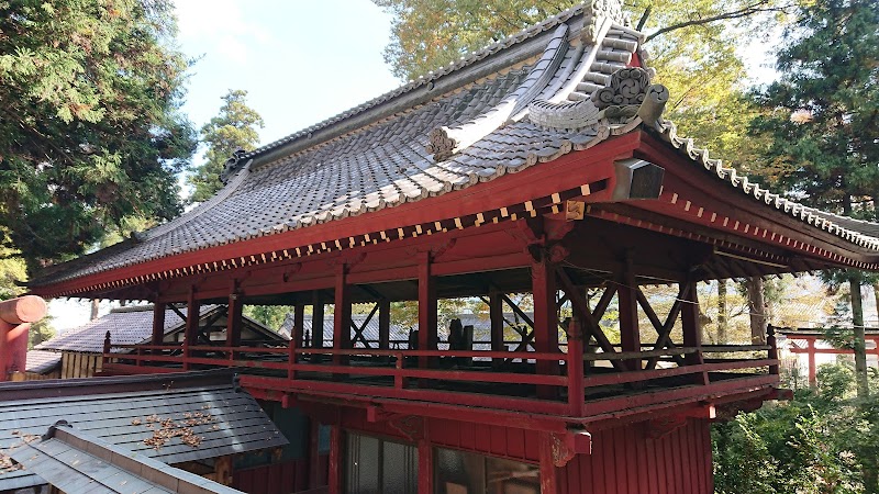 笹森稲荷神社 神門(舞台造り)