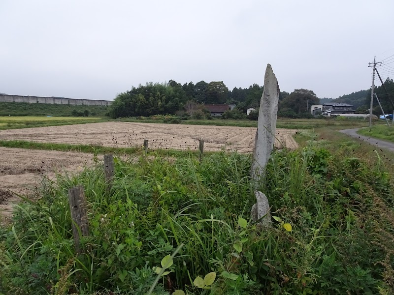 芭蕉句碑矢板長井「そのままに月もたのまし伊吹山」