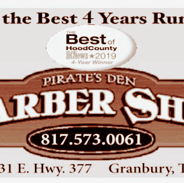Barber Shop «Pirates Den Barber Shop», reviews and photos, 1731 E Hwy 377, Granbury, TX 76049, USA