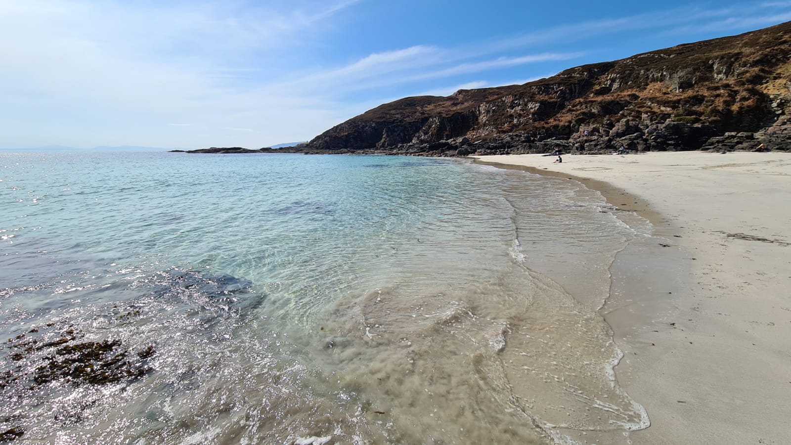 Zdjęcie Rubha Shleite (Sandy Beach) z powierzchnią beżowy piasek