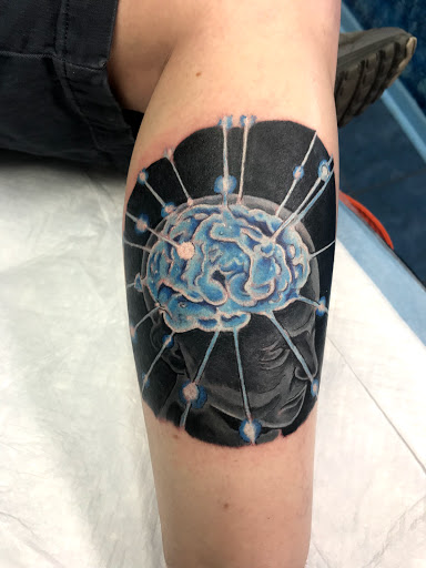 Explore lamb tattoo ideas, creative tattoo ideas in Aurora, available at Ronin Tattoo Studio INC