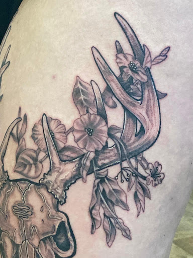 Explore simple dragon tattoo ideas, creative tattoo ideas in Spokane, available at Platinum Rose Tattoo Studio