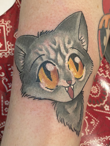 Explore chest tattoo idea, creative tattoo ideas in Des Moines, available at Hooligan Tattoo