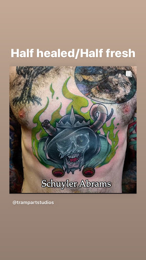 Explore tattoo ideas for a lost brother, creative tattoo ideas in Savannah, available at Tramp Art Studios