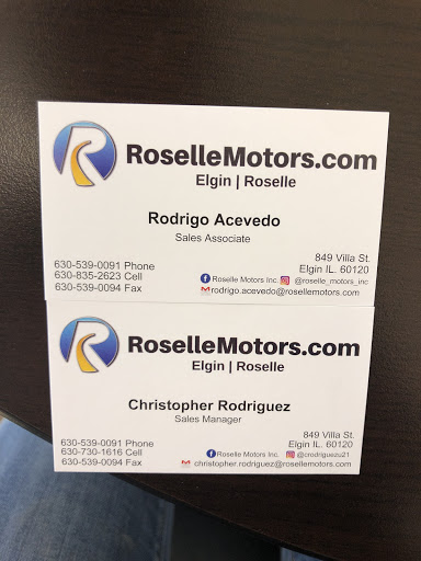 Used Car Dealer «ROSELLE MOTORS INC», reviews and photos, 849 Villa St, Elgin, IL 60120, USA