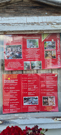 Menu / carte de Winkelhof à Inzigkofen