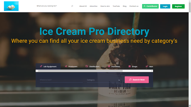 Ice Cream Pro directory website - Advogado