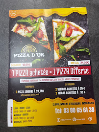 Pizzeria Pizza Dijon - Pizza D'or à Dijon (la carte)