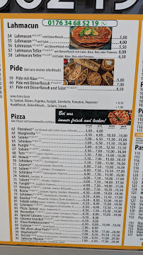 Pizzeria Rajput Pizza Service à Höchstädt an der Donau (le menu)