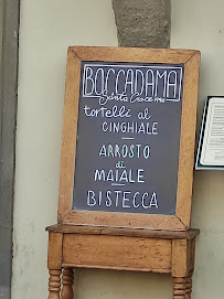 Menu du Ristorante Boccadama à Florence