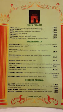 India Restaurant à Modena menu