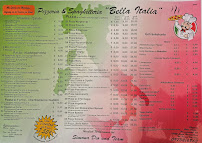 Menu du Pizzeria Bella Italia à Hammelburg