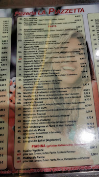 La Piazzetta à Bad Oeynhausen menu