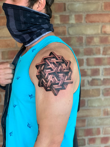 Explore sacred geometry tattoo ideas, creative tattoo ideas in Powell, available at Elysium Body Enhancements