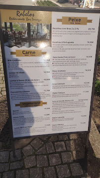 Rabelos Restaurante Bar à Vila Nova de Gaia menu