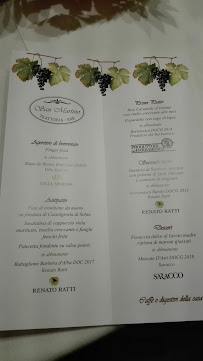 Trattoria San Martino à Schio menu